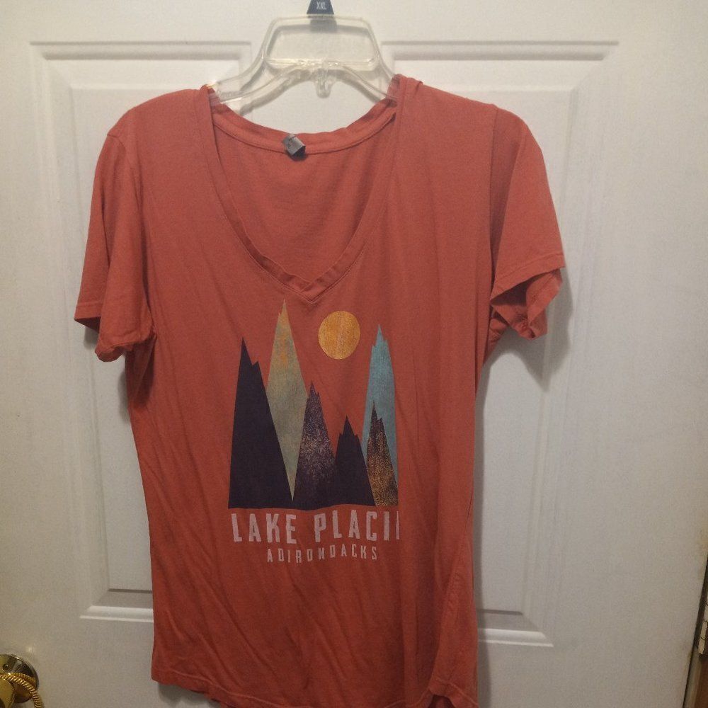 Lake Placid, Adirondacks Womens XL Short Sleeve T-shirt